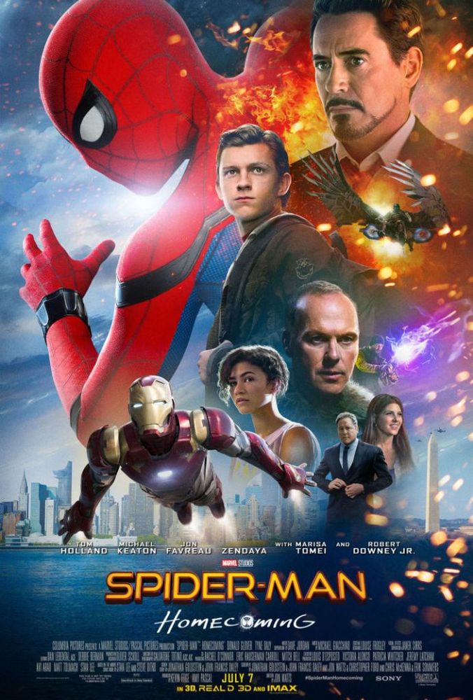 پوستر فیلم «مرد عنکبوتی: بازگشت به خانه»(Spider-Man: Homecoming)